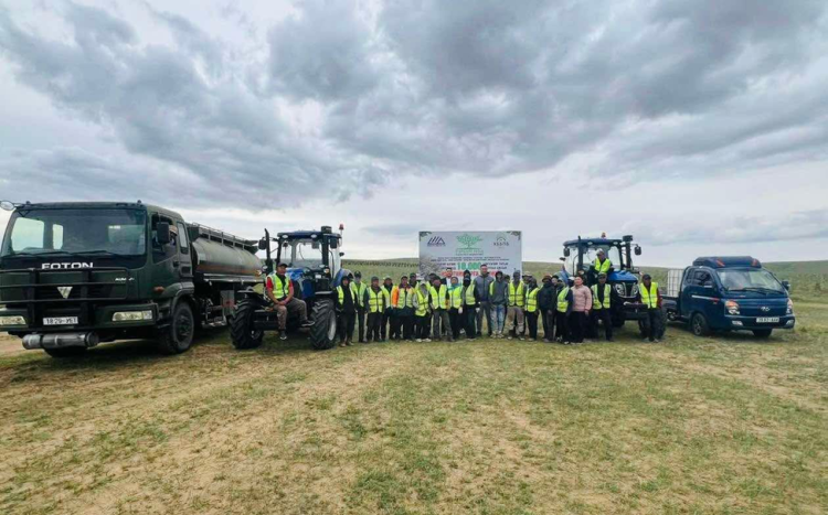 “Шивээ Овоо” ХК-ийн Шинэ “Хархорум” хотын төлөвлөлтөд тусгагдсан ногоон байгууламж, ойн зурвас байгуулсан ажлын тайлан